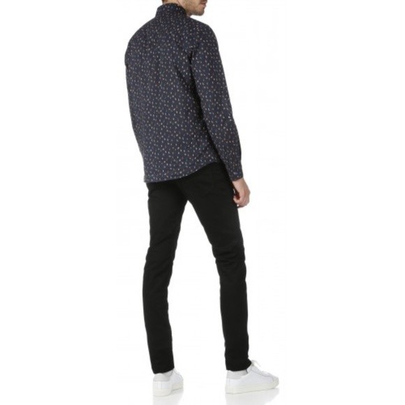 Harris Wilson Paris Baldwin Cotton Button Down Shirt M Whimsical French Shoppers - Picture 8 of 16